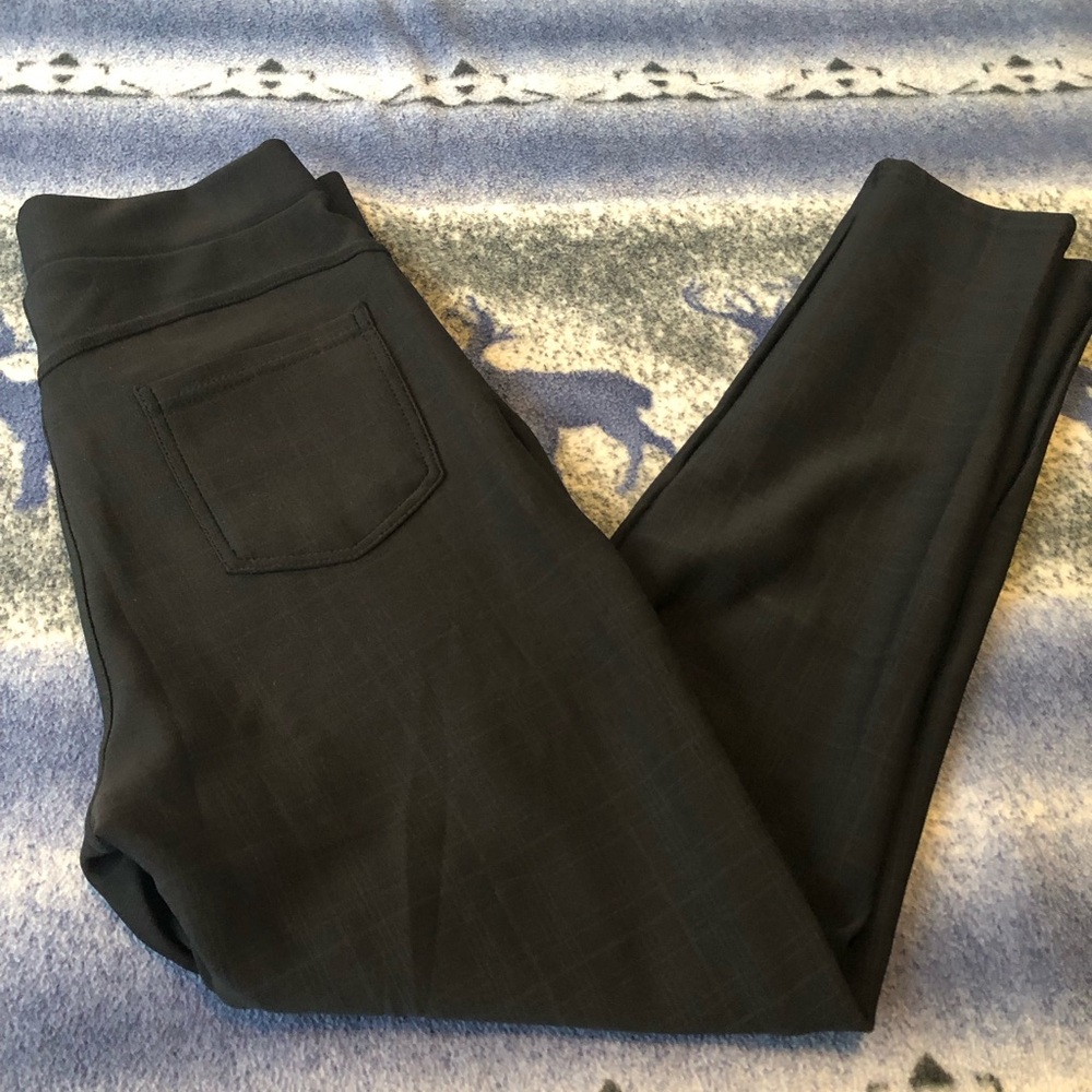 Women’s I Believe Black Pants, Sized Medium